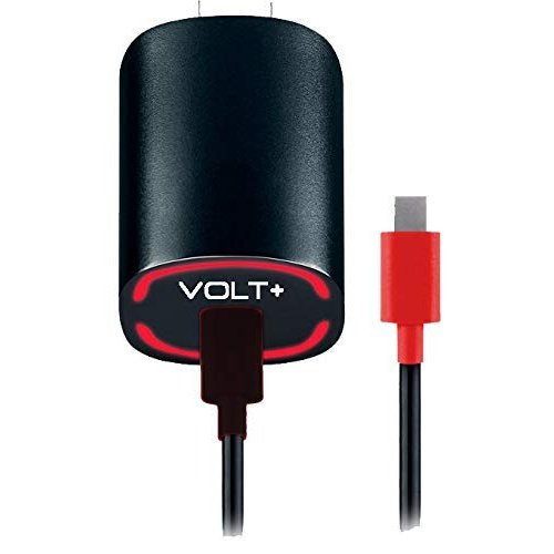 Bright LED [2Pack] Wall Charger Kit Compatible with Asus ProArt Display PA329CV USB-C 20Watt 2.4Amps and Light-UP Red Ring +5ft Long USB-C Cable