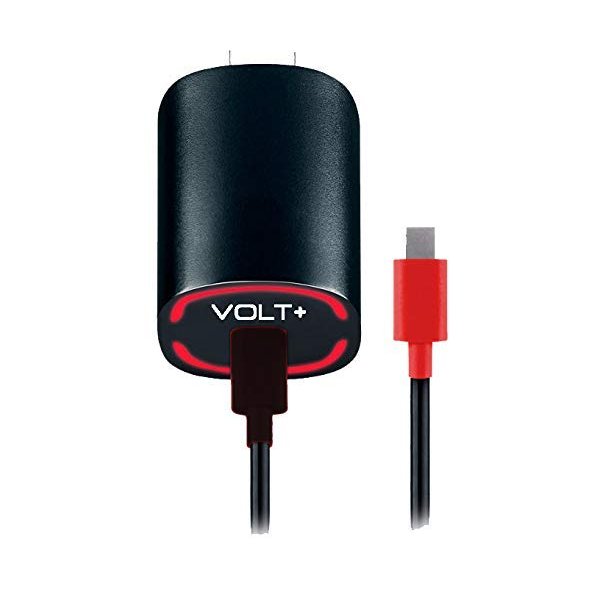 Bright LED [2Pack] Wall Charger Kit Compatible with Asus ProArt Display PA329CV USB-C 20Watt 2.4Amps and Light-UP Red Ring +5ft Long USB-C Cable