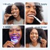 Snow Diamond Teeth Whitening Kit with LED Light,3 Whitening Wands, LED Mouthpiece, Shade Guide,Complete at-Home Teeth Whitener System