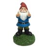 Gnometastic Middle Finger Gnome, 8.45in Tall - The Original Double Bird Garden Gnome Statue - Outdoor Funny Gnome Decoration and Lawn Ornament