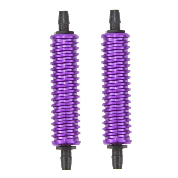2PCS ShareGoo Aluminum Fuel Tank Air Cooler Fuel Back Pressure Cooling Compatible with HPI HSP Redcat Traxxas Axial Himoto 1/8 1/10 Rc Nitro Engine RC Car Off Road Monster Truck