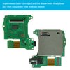 Compatible with Nintendo Switch, Replacement Game Card Cartridge Reader Slot with Headphones Jack Plug Port Repair Part for Switch with Tools