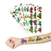 8 Sheets (97 PCS) Tractor Themed Birthday Party Supplies Favors Decorations Decor Temporary Tattoos Stickers For Kids Gifts Classroom School Prizes Rewards