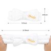 Semato Bachelorette Party Favor Set Bride Spa Headband Bride Headband and Bridesmaid Headband Skincare Headbands for Women Cute Bow Head Bands Party Supplies (1 bride+ 7 blue)