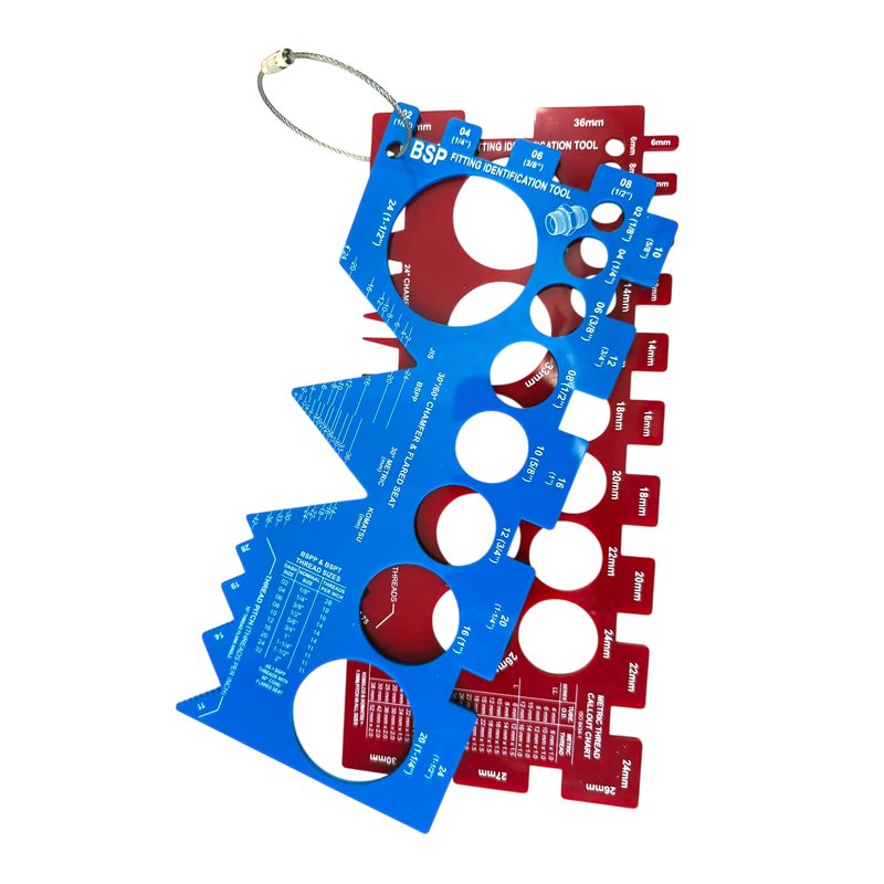 HoseWarehouse Brand TGK01-HW International Thread Identification Kit w ...