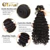 QTHAIR 14a Brazilian Loose Deep Wave Human Hair Wigs Bundles for All Women (14" 16" 18" 20", Hair Bundles)