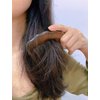 sanlusan 2 Pcs natural wooden comb,comb set, head Massage Comb,hair massager, wooden comb for women,wooden comb for men, Anti Static Wood, head massager scalp stress relax,birthing comb,Gift