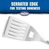 Kingsford Grill Tools Stainless Steel BBQ Spatula with Red & Black Handle| Classic Grill Spatula | Stainless Steel Grilling Tools Spatula| Kingsford Spatula for BBQ Grilling