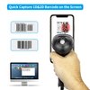 Handheld USB QR Barcode Scanner, NetumScan Wired Automatic 1D 2D Image Bar Code Reader with Adjustable Stand for Store, Supermarket, Warehouse (Wired)