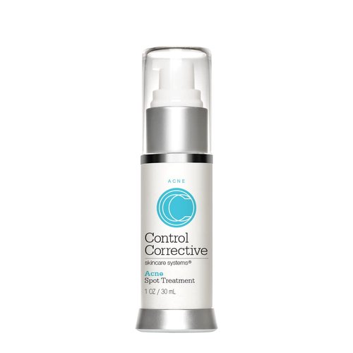 CONTROL CORRECTIVE Acne Spot Treatment, 1 Oz - Reduce & Treat Acne Breakouts, Potent Blend Of Lactic & Glycolic Acid, Exfoliating, Lightweight Gel, No Parabens Or Dyes, Calming Aloe Vera, Witch Hazel