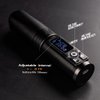 Ambition Trident Wireless Tattoo Machine - Rotary Tattoo Cartridge Machine Battery Pen with 2400mAh Power Coreless Motor Digital LED Display for Professionals and Beginners Tattoo Artist