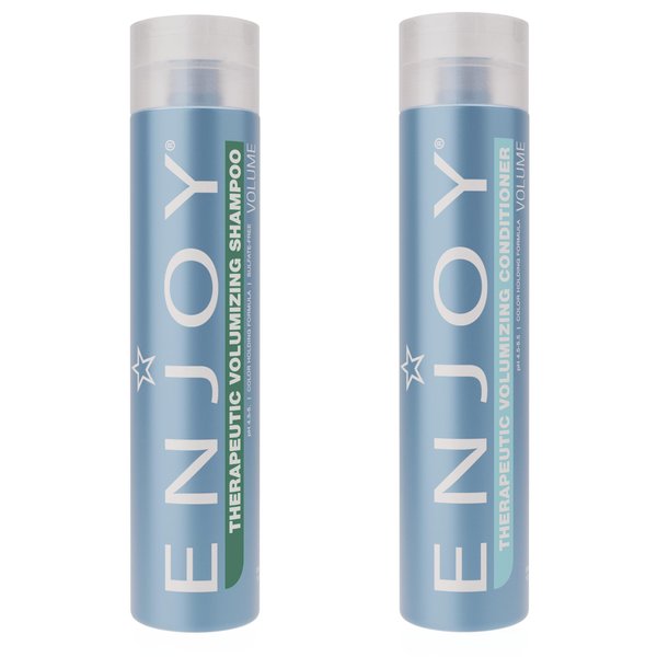 Enjoy Therapeutic Volumizing Shampoo and Conditioner 10.1 oz Duo Set