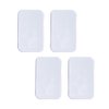4Pcs Clear Silicone False Eyelash Holder Pads for Eyelash Extensions Tools 3.54'' x 2''