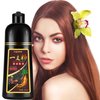 Cherry Brown Hair Dye Shampoo 3 in 1 for Men Women, Natural Hair Color Shampoo for 100% Gray Coverage, Instant Hair Colors in 10-15 mins, Shampoo Para Canas Hair Dye Shampoo 16.9 Fl Oz (Cherry brown)