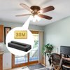 KALIONE Ceiling Fan Blade Balancing Kit Including Fan Balancing Clips and 12pcs Metal Self-Adhesive 3G Weight Practical Fan Balance Kit for Ceiling Fan Weight Balancing 4pcs