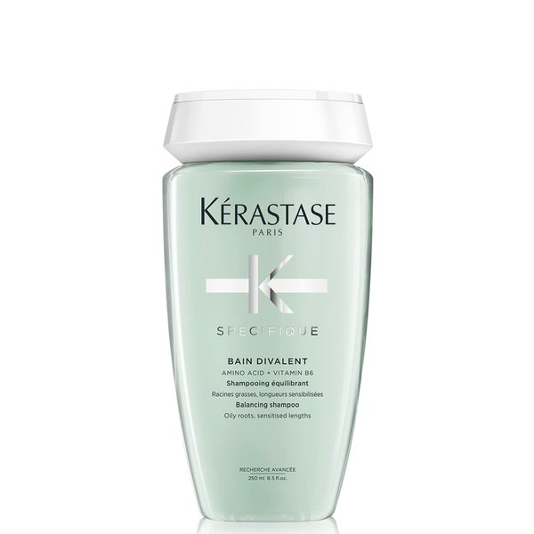KÉRASTASE Specifique Balancing Shampoo for Oily Scalp & Hair, Cleanses Oil From Roots and Hydrates Dry Hair Ends