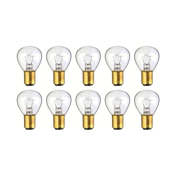 CEC Industries #1144 Bulbs, 12.5 V, 24.8 W, BA15d Base, RP-11 shape (Box of 10)