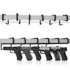 Safety Storage Easy Use Gun Hanger - Made in USA - Original Handmade Pistol Hangers for Gun Safe Organization - 4 Pack