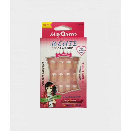 Beautia 3PACK 72tips So Cute Junior False Fake Nails With Glue for Kids