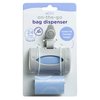 Ubbi Retractable On the Go Bag Dispenser for Baby Travel, Diaper Bag Accessory Must Have for Newborn, Helpful Baby Item, Baby Gift, Gray
