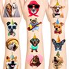 96PCS Individually Temporary Tattoos Removable Tattoos Waterproof Stickers for Birthday Decorations Party Supplies Party Favors School Rewards Gifts Ideas (Dog)