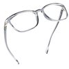 LifeArt Blue Light Blocking Glasses, Anti Eyestrain, Computer Reading Glasses, Gaming Glasses, TV Glasses for Women Men, Anti Glare (Clear Grey, No Magnification)