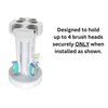 HOYT DESIGN Compatible with Philips Sonicare Countertop Electric Toothbrush Replacement Brush Head Holder Organizer Stand