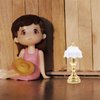 Street Lamp Miniature Dollhouse Table Lamp Mini Light Bedside Lamp Garden Pots Decoration For Dolls House Furniture Toy Home Decorations Dollhouse Table Lamp