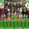 211PCS Football Party Supplies Football Theme Birthday Party Decorations Includes Football Plates and Napkins Football Tableware Set for Football Game Day Supplies, Serve for 20