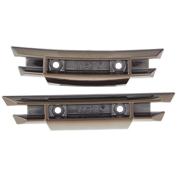 Traxxas 5335X Bumpers Front and Rear Black Chrome, Revo