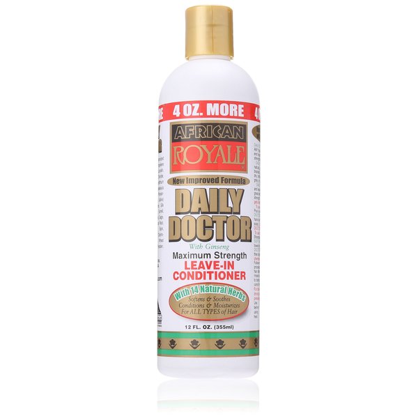 African Royale Daily Doctor Maximum Strength Leave-in Conditioner, 12 Oz