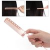Rose Gold Comb,Tail Pin Tail Comb, Portable Rat Tail Comb Aluminum Pintail Comb Hair Barber Comb Teasing Combs For Men (3 Pack) (Rose Gold)