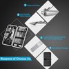 Manicure Set Nail Clippers Pedicure Kit -18 Pieces Stainless Steel Manicure Kit, Professional Grooming Kits, Nail Care Tools with Luxurious Travel Case Black