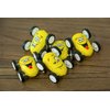 Toyrifik Friction Small Emoticon Stunt Toy Cars- Bulk 12 pack (1 Dozen) Party Favors, Goodie Bag Stuffers, Prize, For Kids and Toddlers