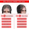 28 Inch Glueless Wigs Human Hair Pre Plucked Pre Cut 180 Density Water Wave HD Lace Front Wigs Human Hair Glueless Wear and Go 7X4 Wet and Wavy Curly Lace Closure Wigs Human Hair for Women