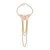 Xerling Boho Hollow out Butterfly Arm Bracelets Chains Tassel Armband Armlet Upper Arm Band Festival Costume Jewelry for Women (Gold)