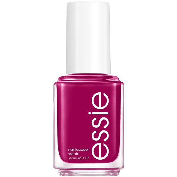 essie Salon-Quality Nail Polish, 8-Free Vegan, Vibrant Plum, Flowerista, 0.46 fl oz