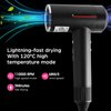 Kempten Professional Ionic Hair Dryer,1400W Blow Dryer 100,000 RPM Fast Drying Lightweight Low Noise Hairdryer for Home Salon Travel