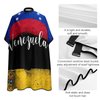 Venezuela Vintage Flag Venezuelan Professional Barber Cape,Polyester Hair Cutting Salon Cape,Water And Stain Resistant Apron,Cutting Hair Beard Hairdressing Cape Anti-Static Haircut,56.7×66.9 Inch (1