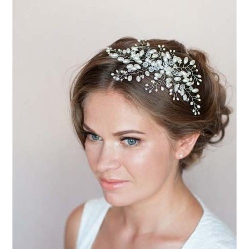 Pearl and Rhinestone Bridal Wedding Hair Comb Hair Accessories, Hairpin Bridal Hair, Wedding Hair, Bride Hair Jewelry