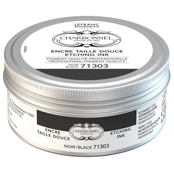 Lefranc Bourgeois Charbonnel Professional Etching Traditional Ink, 200ml (6.76-oz) Black 71303