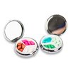 GOPILLABLE Pill Box Pill CASE for Pocket OR Purse Teal Design Pill Organizer for Travel Small Pill Box/Pill case