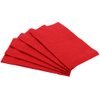 Amscan Party Perfect Vibrant 2-Ply Guest Towels (16 Piece), Apple Red, 8 x 4.5"
