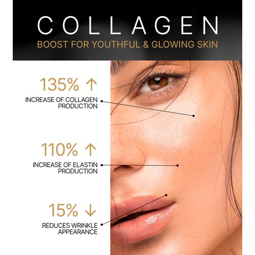 Premium 24K Gold Sheet Mask for Men & Women - Moisturizing Collagen Face Mask Set & Hydrating Face Masks Skin Care - Korean Beauty Skin Care Face Mask - Gold Collagen Facial Mask Sheet 1 pack (5)