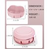 Denture Case, Definitely No-Leak Denture Bath Box for Traveling Perfectly, Denture Cup with Strainer & Magnetic Mirror,Completely Clean Care for Retainer, Mouth Guard, & Denture(PINK)…