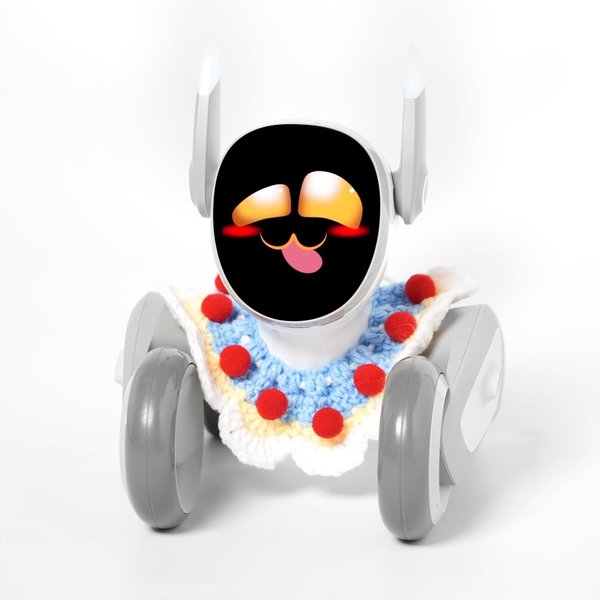 Loona Festive Collar Outfit — Handmade Crochet Collars with a Festive Theme, Perfect for Transforming Your Pet Robot Toys into a Fun and Cheerful Companion.