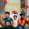 Football Happy Birthday Banner, Sports Happy Birthday Banner, Football Birthday Banner, Touchdown Banner, Sports Banner, Football Birthday Party Decorations, Gold Glitter