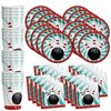 Bowling Fun Birthday Party Supplies Set Plates Napkins Cups Tableware Kit for 16