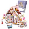 LUOGFYNI Mini Christmas Gingerbread House Building Blocks, Creative Christmas Snowman/Tree Scene Display Toy Set, Santa Claus Gift Store, a Great Holiday Idea Present for Friends Kids (788pcs)