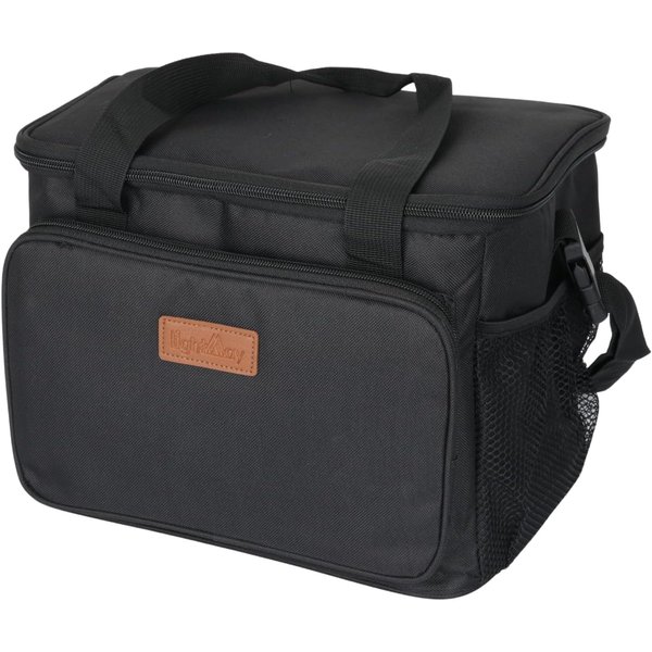Wig Travel Bag - Lightweight and Portable Travelling Bag, Suitable for Canvas Heads and Mannequin Heads, Shoulder Strap & Handle Strap, Suitable for Travel and Salon (Black)